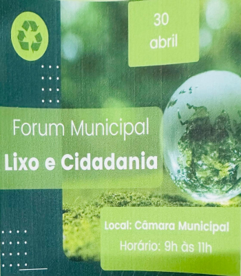 1ª Reunião do Fórum Municipal Lixo e Cidadania acontece nesta terça-feira em Guanhães