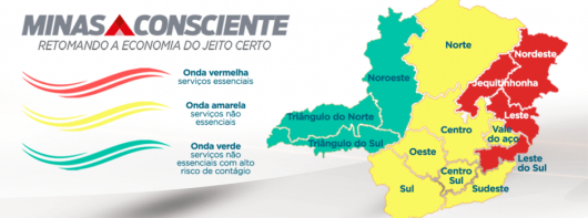 Metade do estado regride para fases mais restritivas do Minas Consciente