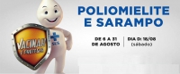 Campanha Nacional contra Poliomielite e Sarampo começa na próxima segunda em Guanhães