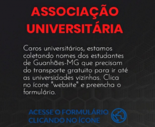 GUANHÃES: Estudantes do ensino superior se reúnem para criar Associação Universitária