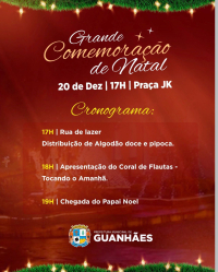 Chegada do Papai Noel ir&aacute; contar com programa&ccedil;&atilde;o especial