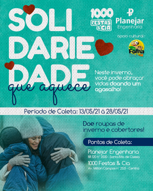 SOLIDARIEDADE QUE AQUECE!