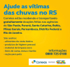 Correios de Guanhães está recebendo doações de donativos para serem enviados para as vítimas das enchentes no Rio Grande do Sul