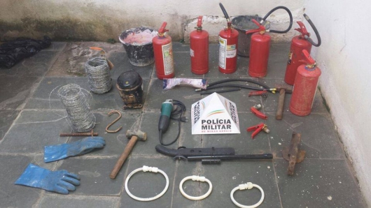 Operação Impacto: Polícia Militar prende autores de furtos a materiais da Prefeitura Ferros