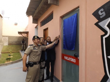 OAB inaugura parlatório no presídio de Guanhães