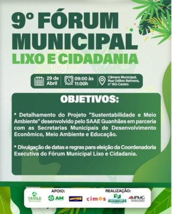 9° Fórum Municipal Lixo e Cidadania
