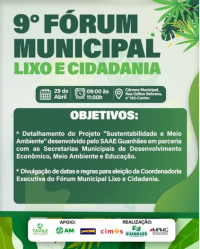 9° Fórum Municipal Lixo e Cidadania