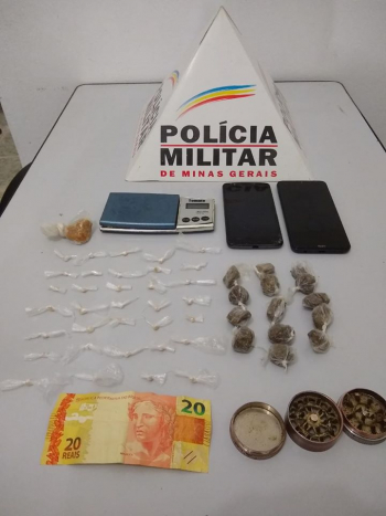 Autores são presos em Coluna por tráfico de drogas