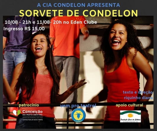 Conceição do Mato Dentro vai receber espetáculo da Cia Codelon
