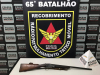 Jovem de 22 anos &eacute; presa por porte ilegal de arma de fogo em Taquaral, distrito de Guanh&atilde;es