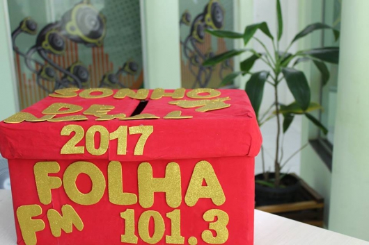 11ª Edição da Campanha Sonho de Natal da Rádio Folha FM tem início hoje! Você já pode trazer sua cartinha!