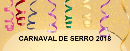 Serro divulga parte da programação do Carnaval 2018