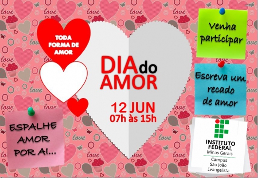 IFMG Campus São João Evangelista vai celebrar o dia do amor