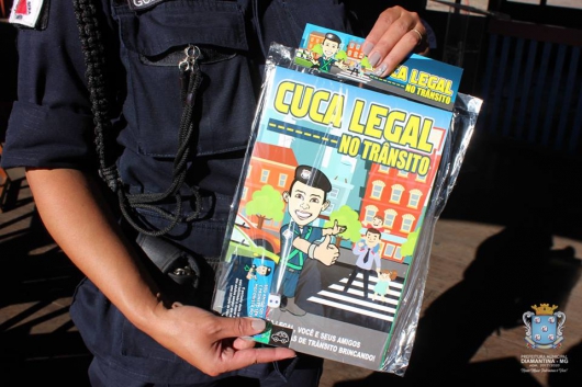 EDUCAÇÃO NO TRÂNSITO: Guarda Municipal de Diamantina lança projeto Cuca Legal
