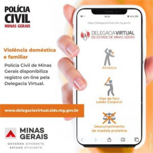 Delegacia Virtual tem opção de registro de violência doméstica e familiar