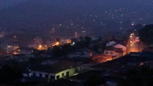 Previsão se confirma e chuva volta a cair em Guanhães