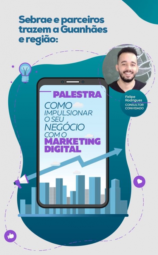 Cidades da região recebem palestra sobre Marketing Digital do SEBRAE As inscrições são gratuitas!