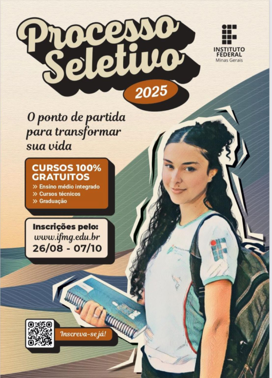 Inscrições para o Processo Seletivo do Ifmg/Sje seguem abertas até outubro