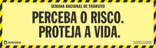 Semana do Trânsito será de conscientização on-line e reforço na fiscalização em Minas Gerais
