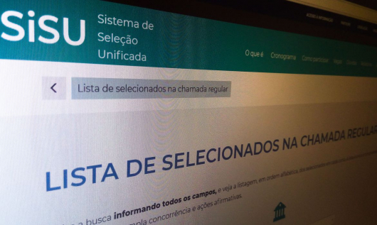 EDUCAÇÃO: Ministério da Educação divulga hoje resultado do Sisu 2021