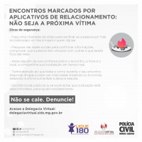 Polícia Civil alerta sobre os perigos por trás dos encontros marcados através de aplicativos de relacionamento