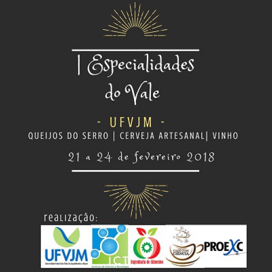 UFVJM abre inscrições para o ‘1º Especialidades do Vale’