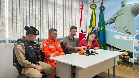 Rádio Folha FM participa de Coletiva de Imprensa sobre as festividades dos 150 Anos de Guanhães