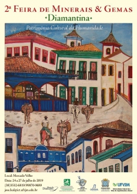 Divulgada programa&ccedil;&atilde;o da 2&ordf; Feira de Minerais e Gemas em Diamantina