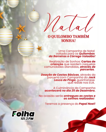 O QUILOMBO TAMB&Eacute;M SONHA