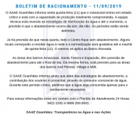 FALTA DE ÁGUA: Centro e outros bairros de Guanhães ficam completamente desabastecidos na manhã desta quarta-feira