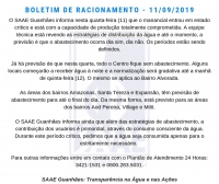 FALTA DE ÁGUA: Centro e outros bairros de Guanhães ficam completamente desabastecidos na manhã desta quarta-feira