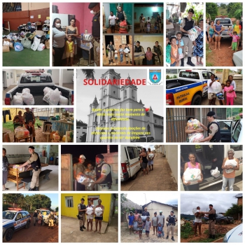 Mais de 200 cestas básicas são arrecadadas na Campanha do 65º Batalhão de Polícia Militar em Guanhães