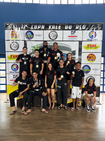 ESPORTE: Tatá Fight Team conquista 12 medalhas e troféu na XII Copa Vale do Aço de Jiu Jitsu