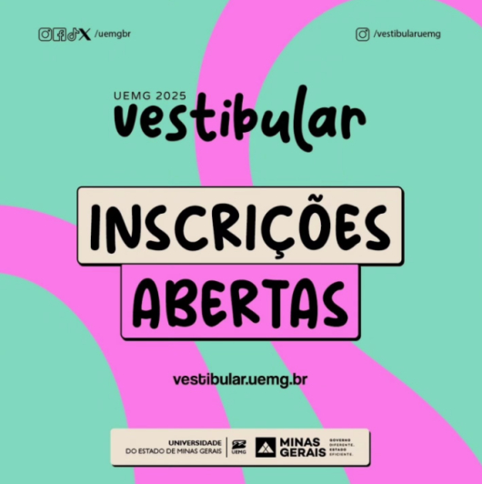 UEMG está com inscrições abertas para o vestibular 2025