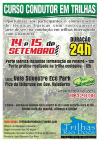 Circuito Trilhas do Rio Doce oferece curso gratuito em Governador Valadares