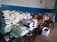 CORRENTINHO: E.E Tenente José Coelho da Rocha arrecada mais de duas toneladas de alimentos em gincana solidária em prol do HIC