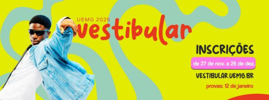 UEMG abre nesta quarta-feira (27/11) as inscrições para o vestibular 2025