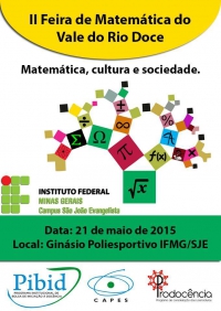 IFMG/SJE sedia nesta quinta a II Feira de Matemática do Vale do Rio Doce