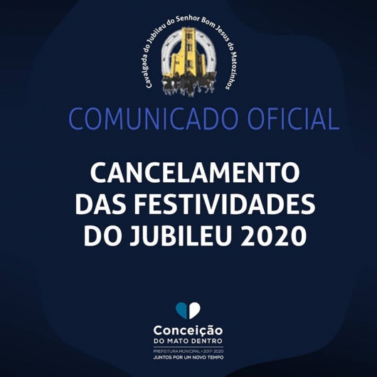Tradicional Jubileu do Senhor Bom Jesus do Matosinhos em Conceição do Mato Dentro é cancelado