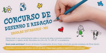 Dia Mundial do Leite: Inscrições abertas para o concurso de desenho e redação 2017