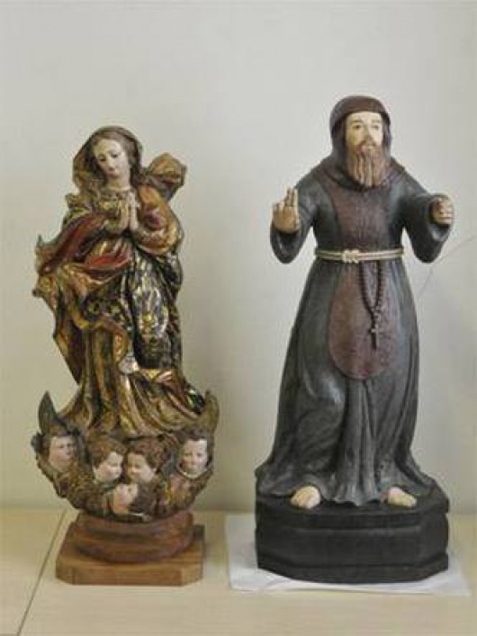 Peças sacras do século XVIII são devolvidas a Guanhães