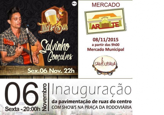 Agenda Cultural com a melhor programação para o seu fim de semana