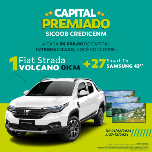 Campanha Capital Premiado Sicoob Credicenm