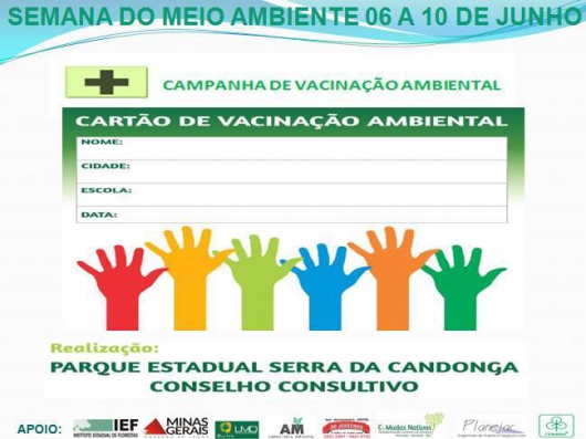 Parque Estadual Serra da Candoga promove ‘Campanha de Vacinação Ambiental’ nas escolas de Guanhães