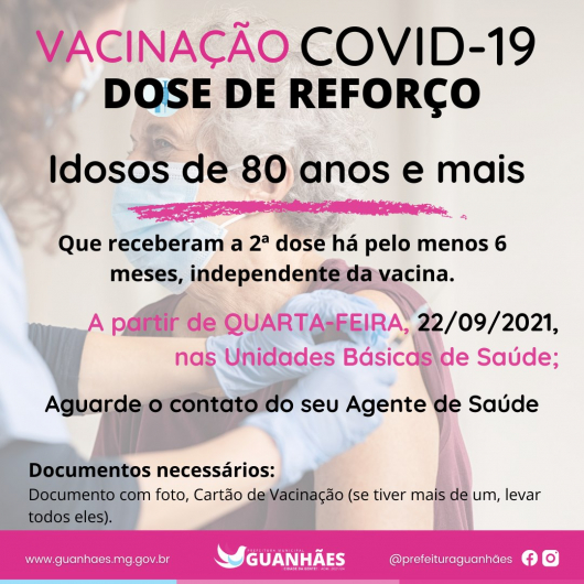 IMUNIZAÇÃO CONTRA A COVID - GUANHÃES