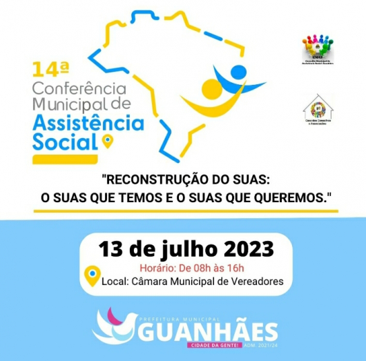 14ª Conferência Municipal de Assistência Social acontece nesta quinta-feira, em Guanhães
