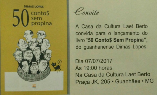 Jornalista guanhanense vai lançar seu livro em Guanhães na próxima semana