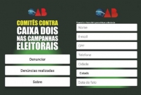 MEDIDAS: Cidadãos poderão denunciar caixa 2 e compra de votos em aplicativo da OAB