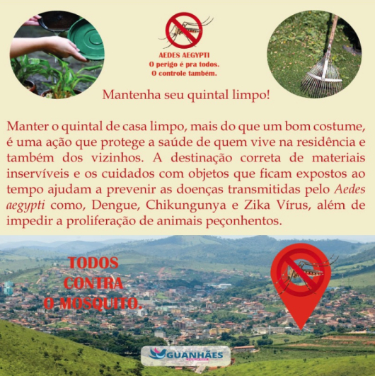 ALERTA!  Período chuvoso favorece o aparecimento de animais peçonhentos e a proliferação de criadouros do Aedes Aegypti