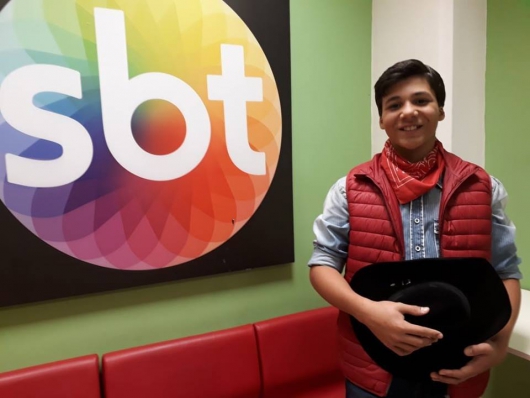 Jovem talento de São José do Jacurí vai participar do Programa da Eliana no SBT